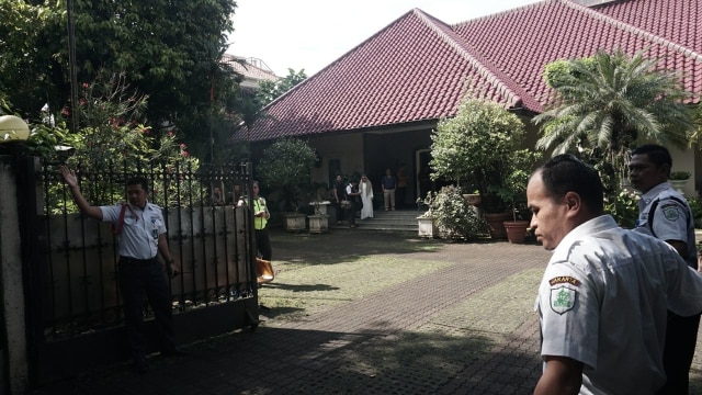 Suasana rumah duka Probosutedjo. (Foto: Irfan Adi Saputra/kumparan)