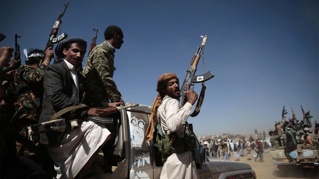 Pasukan Syiah Houthi (Foto: AP Photo / Hani Mohammed)