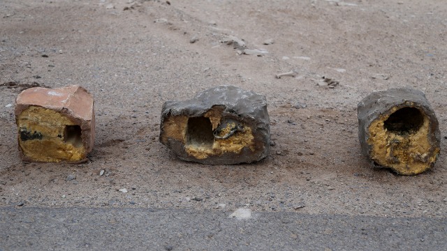 Ranjau Bom (Foto: Tim Michetti / Conflict Armament Research via AP)