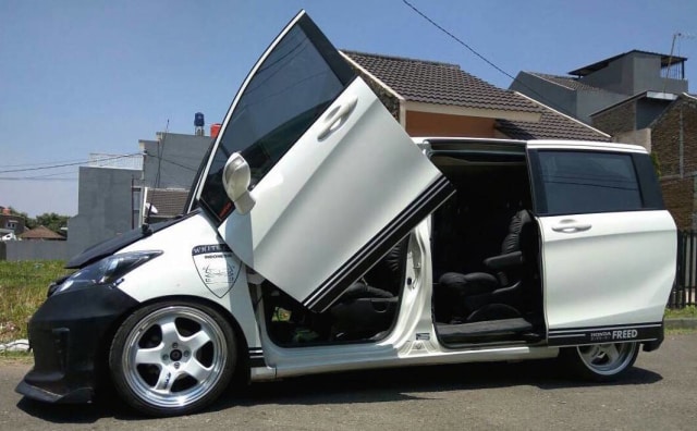 Honda Freed yang sudah dimodifikasi (Foto: dok. Linet Lambodoor Indonesia)