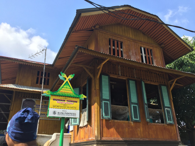 Rumah Tenun, Pekanbaru (Foto: Helinsa Rasputri/kumparan)
