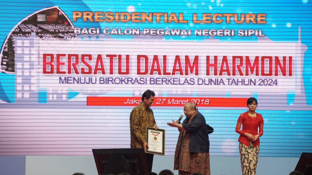 Presidential Lecture di Istora Senayan (Foto: Fitra Andrianto/kumparan)