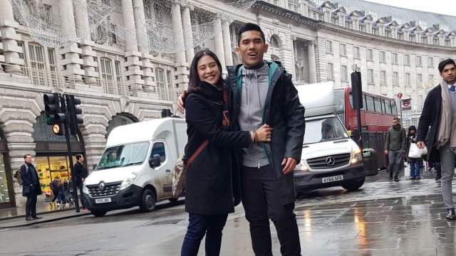 Maulana Indraguna dan Dian Sastro (Foto: Instagram @therealdisastr)