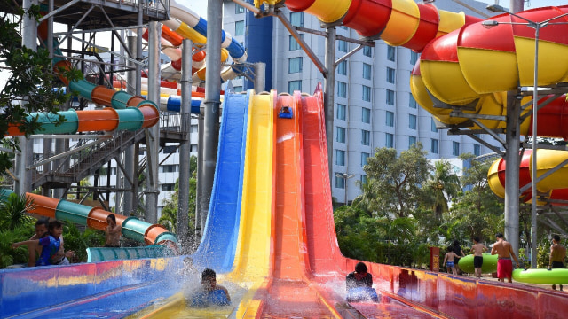 Wahana Dragon Race di Atlantis Water Adventure (Foto: Dok. Taman Impian Jaya Ancol)