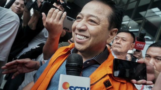 Setya Novanto usai diperiksa KPK. Foto: Irfan Adi Saputra/kumparan