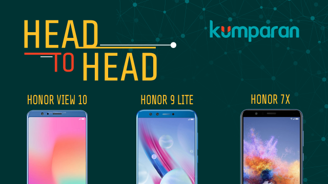 Spesifikasi Honor View 10 vs 9 Lite vs 7X. (Foto: Mateus Situmorang/kumparan)