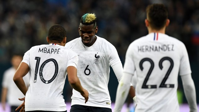 Rusia vs Prancis (Foto: Franck Fife/AFP)