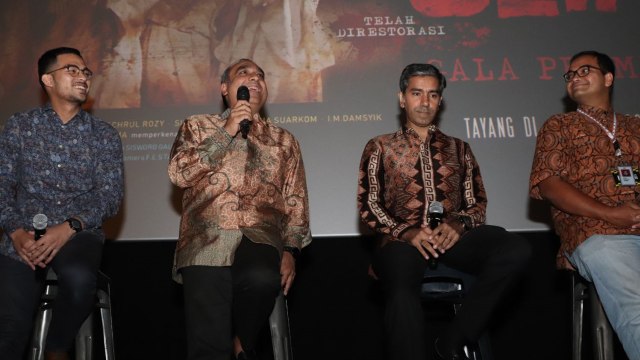 Jumpa pers film pengabdi setan pertama di CGV (Foto: Munady)