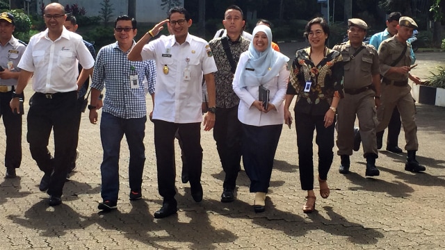 Sandiaga Uno di Kementan (Foto: Moh Fajri/kumparan)