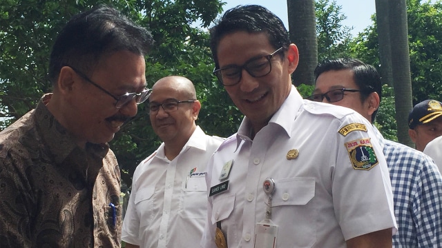 Sandiaga Uno di Kementan (Foto: Moh Fajri/kumparan)