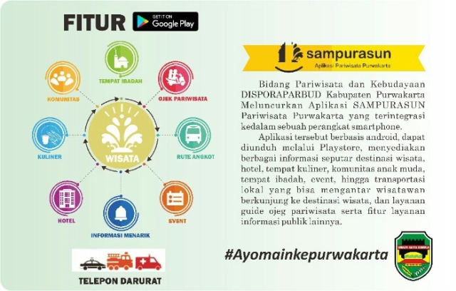 Pariwisata Purwakarta Seiring Sejalan dengan Kementerian Pariwisata "Pariwisata Go Digital"