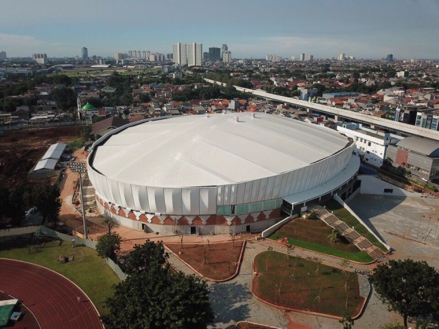 Tampak dari Atas Jakarta International Velodrome (Foto: Jakpro)