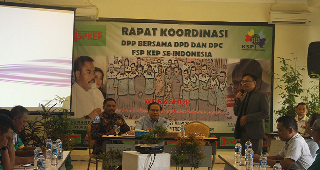 FSP KEP Sambut Mantan Menko Maritim Rizal Ramli Saat Hadiri Rakor 