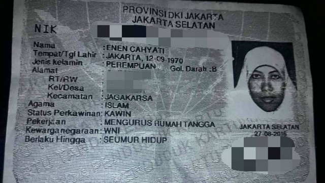 KTP Enen Cahyati. (Foto: Dok. Kepolisian Kamboja)
