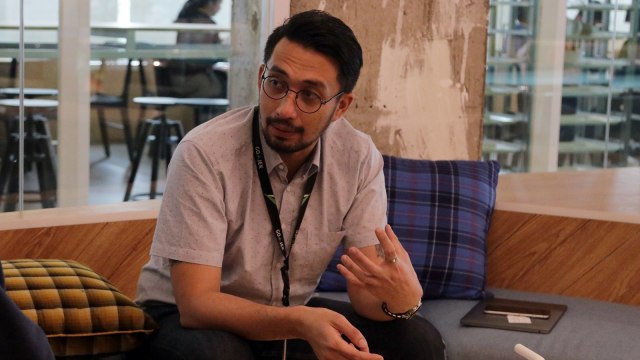 Michael Reza Say, GO JEK VP Corporate Com. (Foto: Puti Cinintya Arie Safitri/kumparan)