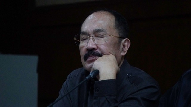 Fredrich Yunadi di Pengadilan Tipikor. (Foto: Irfan Adi Saputra/kumparan)