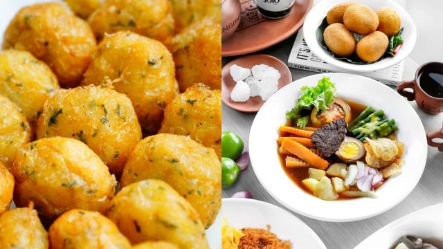 Hidangan Indonesia yang diadaptasi dari Belanda. (Foto: Instagram @ivanahidajat & @dapursolo1988)