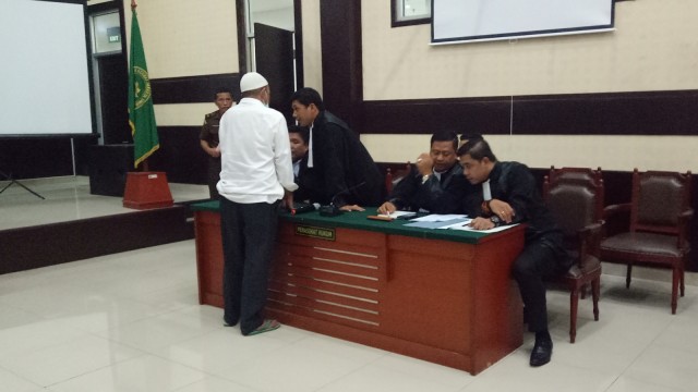 Sidang dr Ryan Helmi di PN Jakarta Timur. (Foto: Nabilla Fatiara/kumparan)