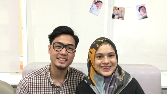 Rizky Kinos dan Nycta Gina. (Foto: Maria Gabrielle Putrinda/kumparan)