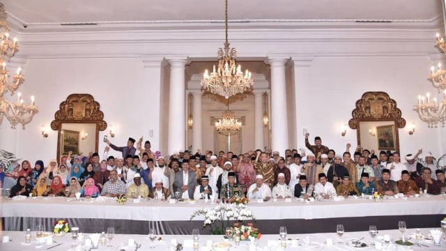 Acara silaturahmi ulama di Balai Kota. (Foto: Instagram @aniesbaswedan)