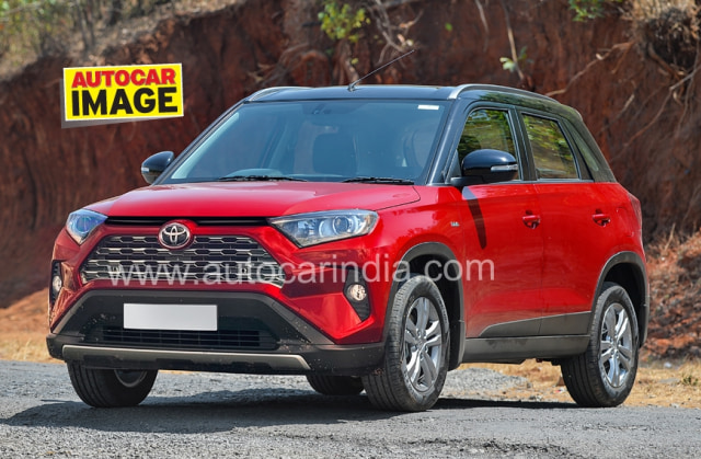 Olah grafis Suzuki Vitara Brezza berlogo Toyota (Foto: dok. autocarindia)