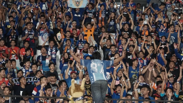 Suporter Aremania. Foto: Nugroho Sejati/kumparan