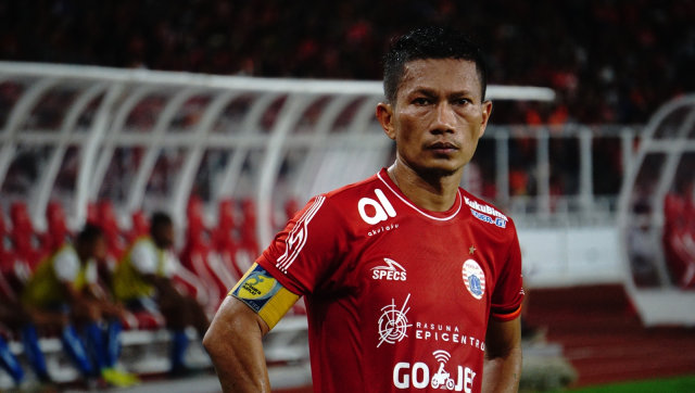 Pemain Persija, Ismed Sofyan (Foto: Iqbal Firdaus/kumparan)