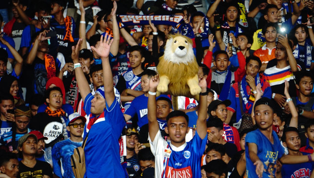 Aremania (Foto: Iqbal Firdaus/kumparan)