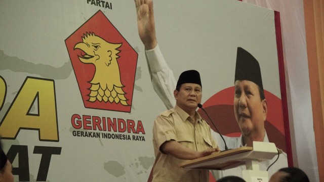 Prabowo Menyapa warga Jawa Barat. (Foto: Fitra Andrianto/kumparan)
