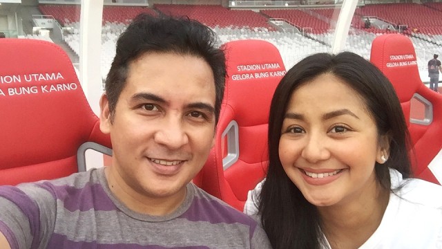 Frans Mohede dan Amara - Lingua. (Foto: Instagram @muaydisco76)