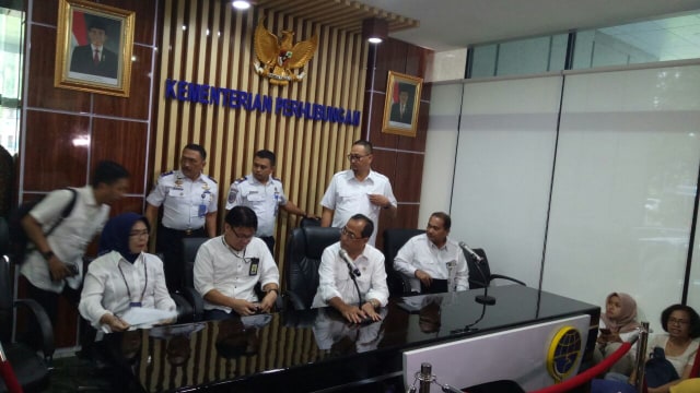 Konpers Menhub soal transportasi online. (Foto: Ochi Amanaturrosyidah/kumparan)