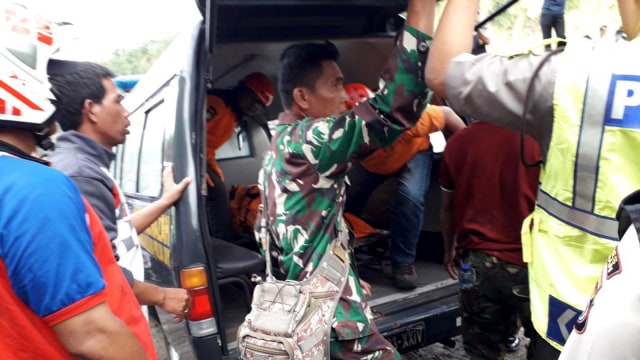 Longsor di lereng gunung Merapi (Foto: Dok. BNPB)