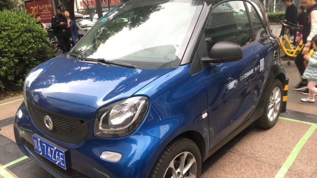 Armada Car-Sharing di Kota Chengdu. (Foto: Feby Dwi Sutianto/kumparan)
