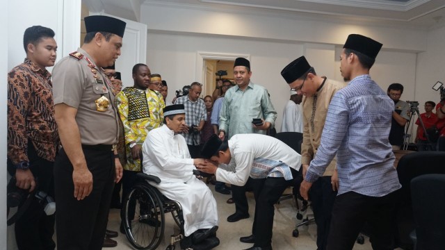 Wakapolri temui Syekh Khalid Al Hamoudi. (Foto: Nugroho Sejati/kumparan)