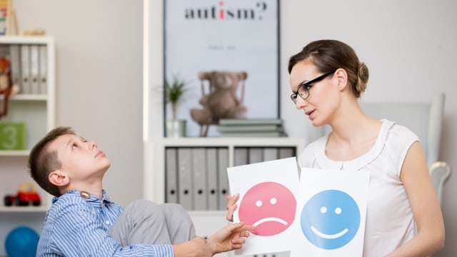 Ilustrasi autisme pada anak. (Foto: Thinkstock)