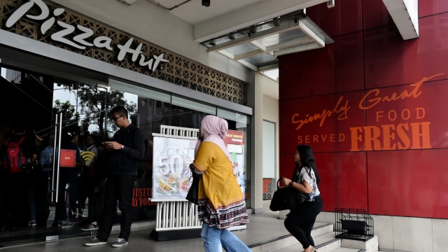 Pizza Hut. (Foto: AFP/Bay Ismoyo)