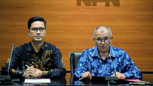 Febri Diansyah dan Agus Rahardjo. (Foto: Nugroho Sejati/kumparan)