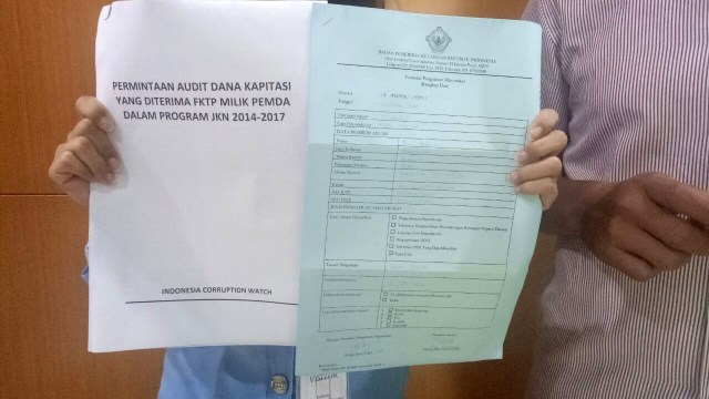 ICW desak BPK RI Audit Dana Kapitasi Puskemas. (Foto: Bardjan Triarti/kumparan)