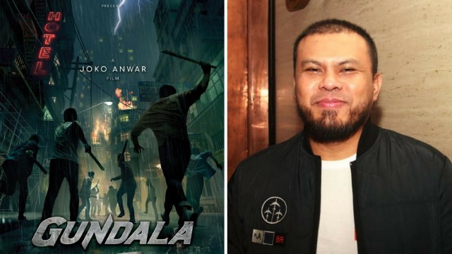 Poster film Gundala dan Joko Anwar (Foto: Screenplay/Munady)