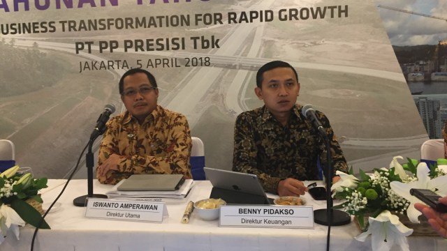 Dirut PP Presisi Iswanto Amperawan (kiri). Foto: Selfy Sandra Momongan/kumparan