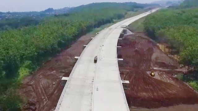 Jalan Tol Batang-Semarang beroperasi saat Lebaran. (Foto: Dok. Jasa Marga)