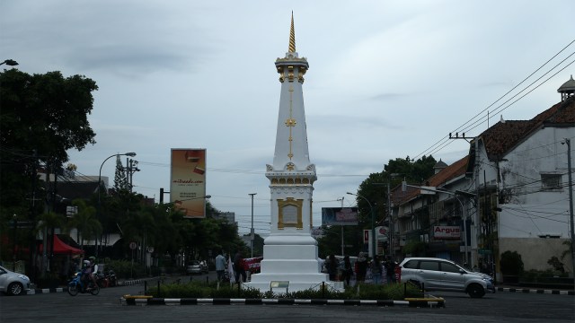 Suasana tugu di Yogyakarta. Foto: Aditia Noviansyah/kumparan
