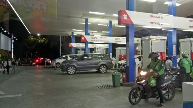 SPBU 34.102.06 yang berada di Hang Lekir Gelora Foto: Ela Nurlaela/kumparan