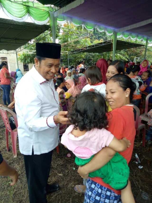 Askolani Slamet Siap Sejahterahkan Warga Tanjung Sari.