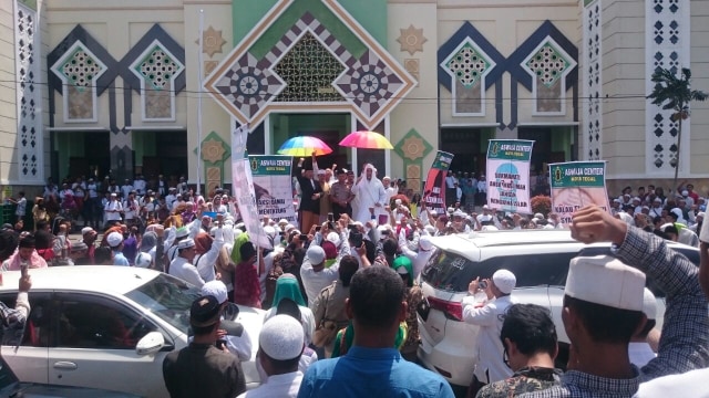 Ribuan Umat Islam di Tegal Demo Protes Puisi Sukmawati