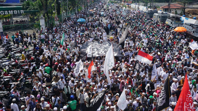 Aksi Bela Islam 64 di Tugu Tani (Foto: Yudhistira Amran Saleh/kumparan)