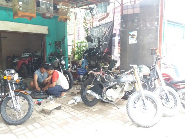 Bengke modif Central Classic Custom (Foto: dok. Central Classic Custom)