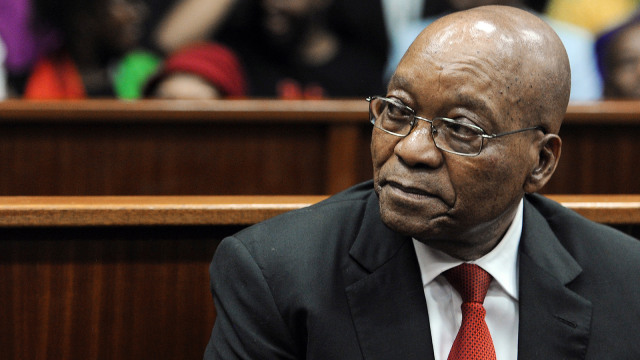 Eks Presiden Afrika Selatan Jacob Zuma diadili (Foto: AFP/Felix Dlangmandala)
