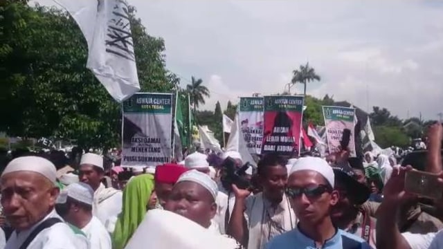 Aksi Bela Islam 64 di Tegal  (Foto: Dok. Yunar Rahmawan/Panturapost.id)