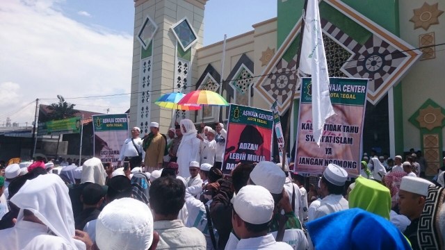 Aksi Bela Islam 64 di Tegal (Foto: Yunar Rahmawan/Panturapost.id)